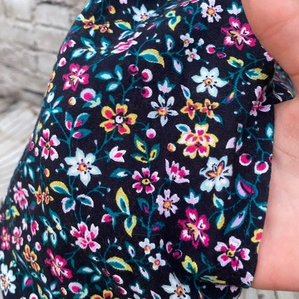 Girls Tea Collection floral ruffle cap sleeve
